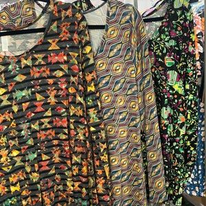 Lot of 3 Lularoe Lynnae L (10333)
